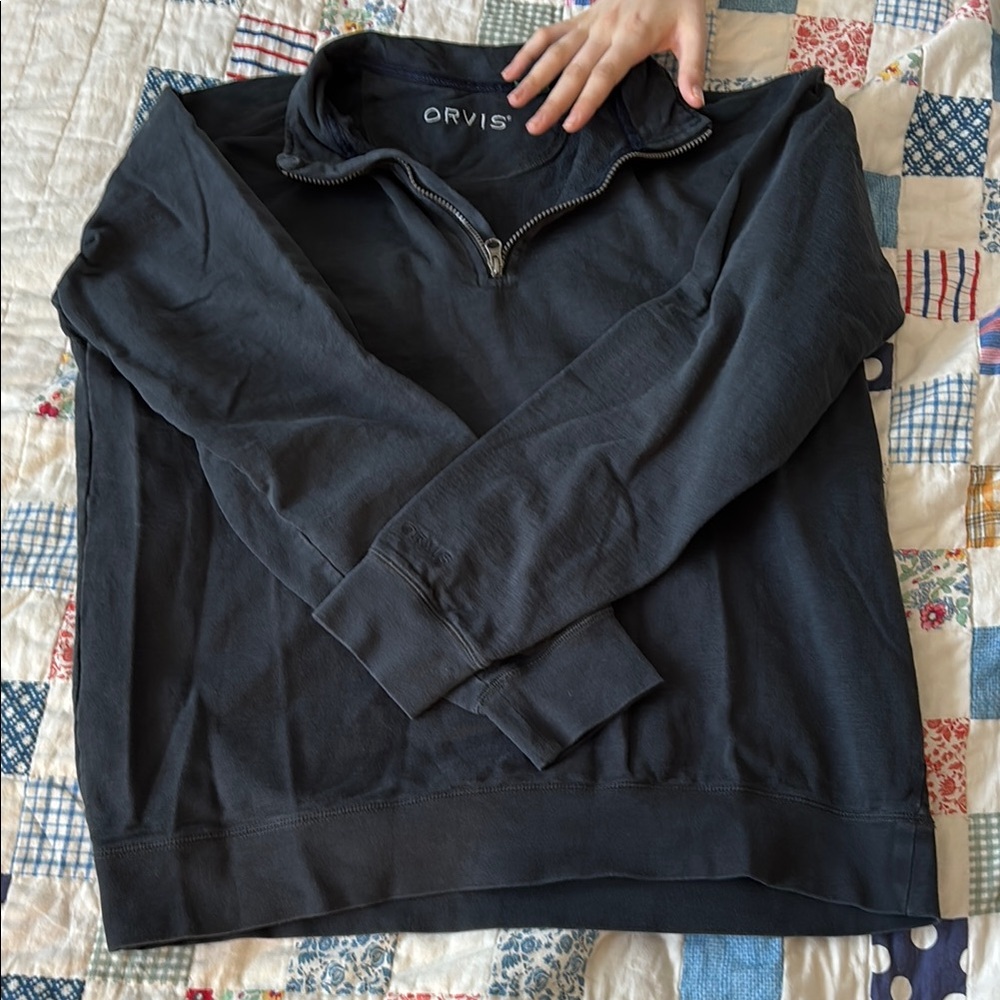 Orvis Men's Montana Mornings Black Sweater